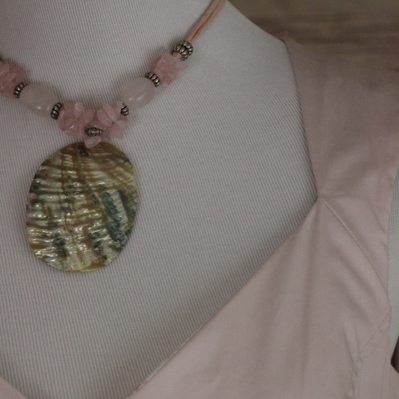 H&M Pale Pink Sleeveless Sweetheart Neck Dress - Picture 4 of 8